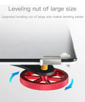 Large aluminum bed leveling nut for Metal Hand Twist Bed Leveling Nuts Set With Heatbed Silicone Leveling Columns Mount Buffers