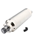 Badass 7.5KW Water Cooled Spindle Motor Featuring 380V Variable Frequency Control ER32 Collet Setup And 125mm Body, stainless steel design.