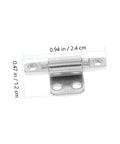 Miniature Torque Damping Hinges 2 Pack Must Have For Projects And Laptop LCD Mounts 360 Degree Folding Small Positioning Hinges With Measurements