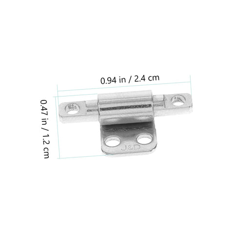Miniature Torque Damping Hinges 2 Pack Must Have For Projects And Laptop LCD Mounts 360 Degree Folding Small Positioning Hinges With Measurements