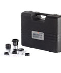 Eight Piece Telescope Accessory Kit With Two 1.25 Inch Plossl Eyepieces, 2X Barlow Lens, Three Filters, Case, and Cleaning Cloth