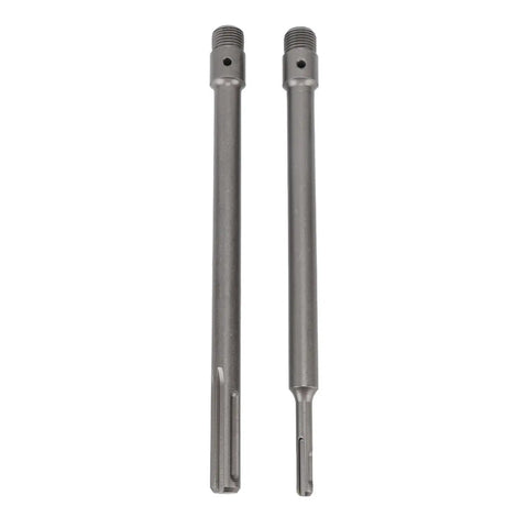 Heavy Duty 9 Piece Concrete Hole Saw Drill Bit Kit With Tungsten Carbide Cutters For Brick Stone Cement Walls And Pipe Installations Using Sds Plus Shank Adapter For Serious DIY Contractors, SDS Plus shanks