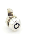 Mini Tubular Cam Lock Set For Light Boxes And Attendance Machines Zinc Alloy Lock With Two Keys And Nut Easy Install Gate Lock Hardware