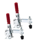 Two Pack Quick Release Toggle Clamps For Welding And Woodworking Iron Fixed Holding Clamps with red grips