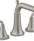 Dope Bath Tub Faucet Trim With Diverter Spout Trim Only With Diverter Knob For Deck Or Bath Mount, sleek metal finish