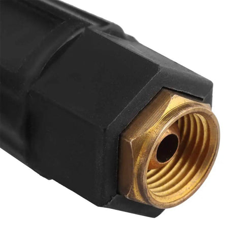 Close-up of connector on Argon Arc TIG Welder For Metal Welding, 4 Meter High Production Welding Tool, Stable Arc, Dense Welds