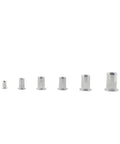 Rivet Nut Tool Kit 230 Piece Metric Rivet Nut Assortment Set M3 M4 M5 M6 M8 M10 With Flat Head Nutserts For Metal 304 Stainless Steel Rivnuts