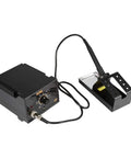 Hot Air Rework Soldering Station With 110V 60W Desolder Iron, 936 Power, Frequency Change, 65W All Copper Transformer on table