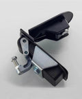 Sealed Lever Latch Cam Lock With Swing Handle For Industrial Cabinet Doors, Keyed Locking Security, XK153S Style in black finish