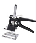 Rugged Carbon Steel Furniture Lifting Jack Adjustable Multi Purpose Cabinet Installer Hoist with ergonomic grip.