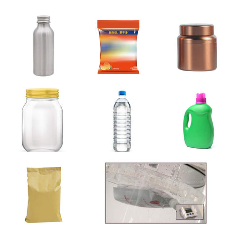 No Nonsense Heavy Duty Vacuum Package Leak Tester And Dead Tight Seal Checker For Glass Jars Metal Cans Plastic Cartons Composite Bags With Straightforward Digital Display 110V with various container types.