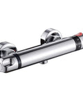 Thermostatic Shower Mixer With Wall Mount Temperature Control Valve For Hot And Cold Water Auto Balance For Quick Stable Temperature