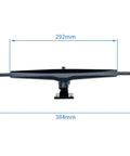 292mm wide 15.2 Inch Double Kingpin Trucks Kit For Electric Skateboard With Preinstalled Motor Mounts and Solid Frame
