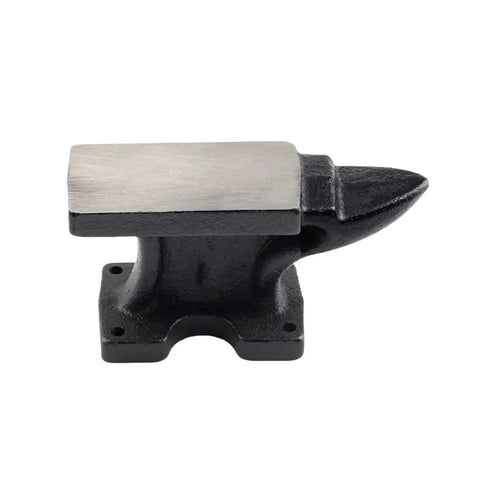 Round Iron Jewelry Anvil Set for Metalworking Tools With Smooth Hammering Surface, Durable Gold-Toned Anvil for Jewelry Making