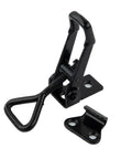 Adjustable GH 4001 Toggle Clamp Hasp Catch Clip With Quick Fixture Heavy Duty Steel Galvanized Iron Mount 220lb Capacity For Lock Free Boxes Cabinets Lockers Doors And Vehicles Easy Install And Secure Latch black toggle clamp with mounting plate