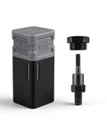 Rivet Nut Tool Replacement Mandrel 10 32 Fits Most Nut Riveters Easy To Use Pro Grade High Strength Steel Durable Replacement Part Save Money By Replacing Mandrel Instead Of Buying A New Riveter Get It Done Fast, shown with storage box and threaded mandrel