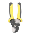 Heavy Duty Alloy Steel Wire Stripper With Slick Soft Grip Handles Precise CNC Ground Stripping Jaws close-up view