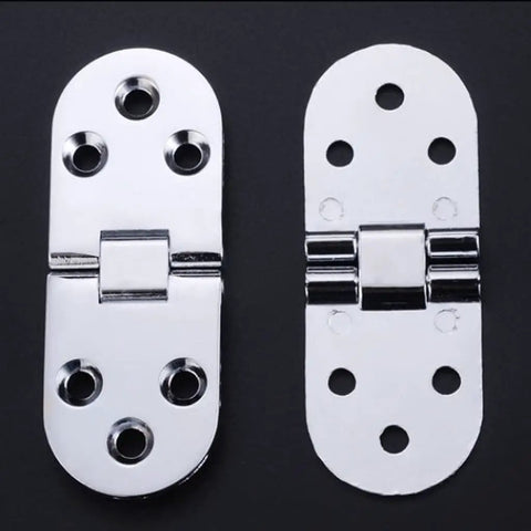 Bright Zinc Alloy Dining Table Flap Hinge For Folding Tables and Concealed Semi Circular Hinge beefy cabinet view