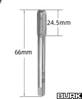 M7 X 1 Tap And Die Set For Right Hand Threads Pro Grade Taps And Dies With Straight Fluted Design, 66mm Tap Length