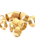 5Pcs Large Copper Hoop Sheaths 22x6x12mm for maintenance workbenches, brass tubes with copper sleeve, burr-free finish