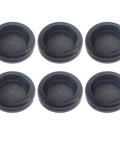 Image of Six Pack Rubber Grommets For Wiring With 1-1/2 Inch Inner Diameter And 1-3/4 Inch Drill Hole Outer Diameter 2.1 Inches Flexible Durable Synthetic Firewall Grommets