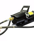 10,000 PSI 10 Ton Porta Power Hydraulic Air Foot Pump With Control Lift 170 PSI 5 Ft Hydraulic Hose 360 Degree Swivel Hose