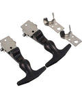 Heavy Duty Draw Latches Kit With Brackets, Stainless Steel Toolbox Latches, Flexible Hood Catch for Vehicles and Machinery