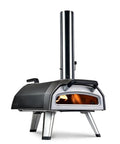 Multi Fuel Outdoor Pizza Oven For Wood And Gas With 12 Inch Pizza Stone And Integrated Thermometer Dual Fuel Pizza Maker