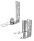 Heavy Duty Swinging Door Hardware for Cabinets and Bar Counters, Self Closing Stainless Steel Hinges With Sturdy Pivot Mechanism