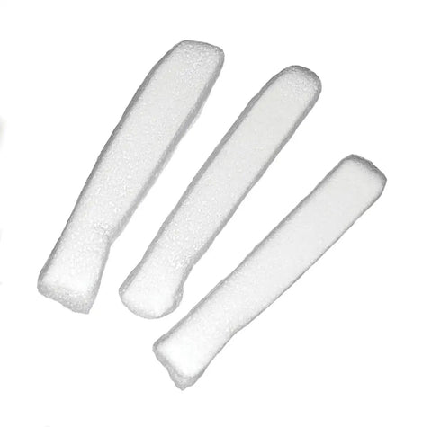 Nose Bleed Stopper Cotton Nasal Plugs For Sports And Everyday Use, 100 Percent Virgin Cotton, Easy To Use, 300 Pieces shown in white