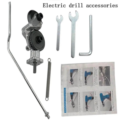 Electric Drill Plate Cutter Nibbler Attachment With Adapter For Sheet Metal Cutting Iron Steel Copper DIY Metalworking Tool set