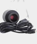 All-in-One Astronomy Eyepiece Camera With 2MP Telescope Imager in metal housing and USB cable for planetary viewing and night recording