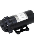 Kick Your Home Water Up A Notch With This Heavy Duty 400 Gpd Self Priming Ro Booster Pump, black unit with mounting base for water filtration.