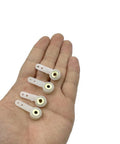 4 Pack Nylon RC Airplane Landing Gear Front Wheel Steering Arms With 3.1mm Hole And 31mm Length Includes Hex Wrench
