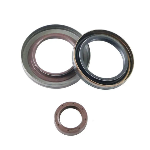 6DCT250 DPS6 Transmission Oil Seal Set for Ford Fiesta 2012-up, 3-piece aluminum kit, front view
