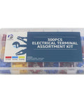 300 Piece Insulated Wire Terminal Kit With Butt Ring Spade And Quick Disconnect Crimp Connectors, Color Coded Red Blue Yellow