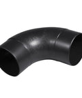 4 Inch 90 Degree Dust Collection Elbow in Black ABS Plastic, Right Angle Connector for 4 Inch Hoses and Pipes, Airtight Seal, Durable