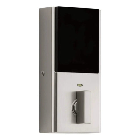 Square Smart Lock Second Gen With SmartKey Security And Home Connect For Smooth Home Automation Z Wave Plus Deadbolt in Satin Nickel