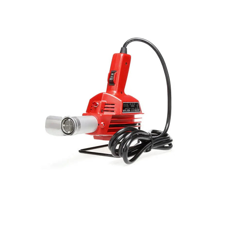Mite Heat Gun With Quiet Low Airflow For Delicate Work, 650 Degrees F Heating, 120 Volt, 475 Watt Power on adjustable stand