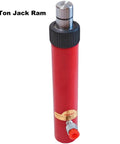 Red 10 ton jack ram from Beastly 10 Ton Hydraulic Porta Power Lift Kit With Ram Heavy Duty Floor Jack Pump For Car Auto Body