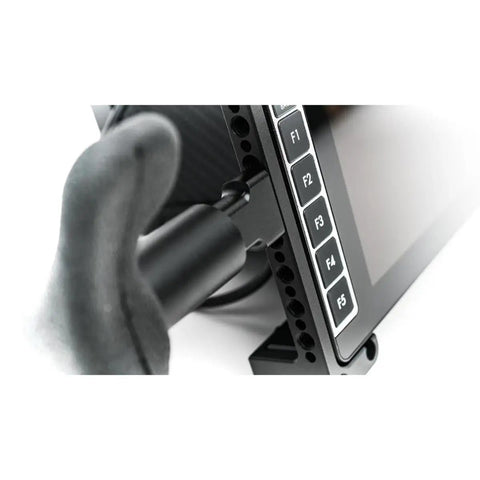 Lightweight Rubber Monitor Handles with Adjustable Neoprene Neck Strap for Easy Grip on 1/4 20 Mounted Monitors and Similar Displays