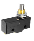 Front view of Two Pack Z-15GQ-B Panel Mount Snap Button Micro Limit Switch 1NO 1NC With Screw Terminal, 15A 125/250 VAC Or 380 VDC, IP40