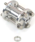 2.5 Inch Billet Aluminum Fan Spacer With Bolt For Chevy And Ford Water Pumps Fits Five Eighths And Three Quarters Shafts Lightweight And Strong For Race Cars And Daily Drivers With Easy Install And Reliable Mounting One Pack
