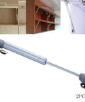 Gas Spring Lift Support For Cabinet Doors 20N 4.4 Lb, Stainless Steel And Nylon Construction With Silver Finish, 6 Inch Length