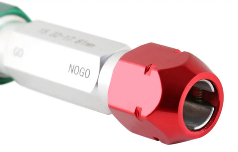 Go No Go Double End Gage Handle For 0.626 Inch To 0.750 Inch Range No Setup Time Portable And Easy To Use Matte Finish Precision Instrument For Machinists Workshop Auto Shop Model 3350-0104