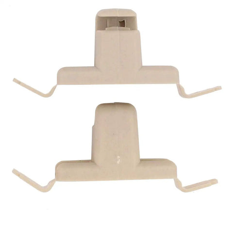 Pack Of 2 Beige Sun Visor Bracket Clips For BMW 323Ci 323i 325Ci 325i 325xi 328Ci 328i 330Ci 330i 330xi M3 1999-2006