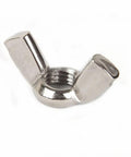 Dang Solid Three Piece Din 315 Wing Nuts Heavy Duty Marine Grade 316 Stainless Steel Rust Resistant Hardware for M3 Through M10 Metric Bolts close-up image of wing nut