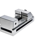 2 Inch Fast Moving Vise For Surface Grinding Milling And EDM Machines Stainless Build With Constant Clamping So It Holds Tight And Slashes Setup Time Model QKG50