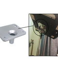 Electronic Drum Module Mount Plate For Digital Controllers And Multi Pad Drums Heavy Duty Metal Mounting Bracket installation view