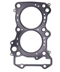 Heavy Duty Motorcycle Cylinder Head Cover Gasket Kit For An650 Z Executive Abs close-up view of gasket, black material for engine block seal repair.